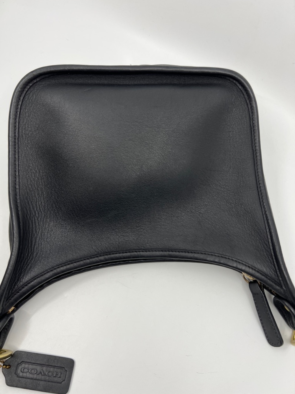 Vintage Coach Janice’s Legacy shoulder bag Black Glove Tanned Leather 9950 - Picture 16 of 16